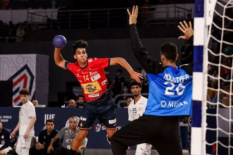 مباراة مصر وإسبانيا ببطولة العالم لكرة اليد تحت 19